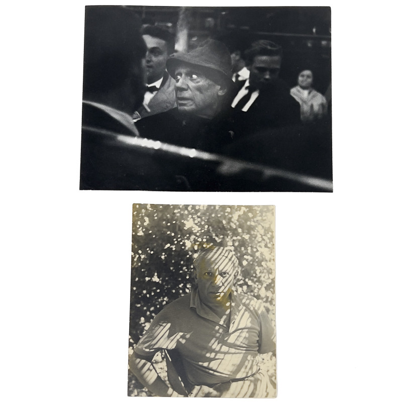 Two Photographs of Pablo Picasso