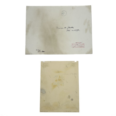 Two Photographs of Pablo Picasso