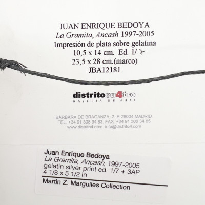 Juan Enrique Bedoya - La Gramita, Ancash