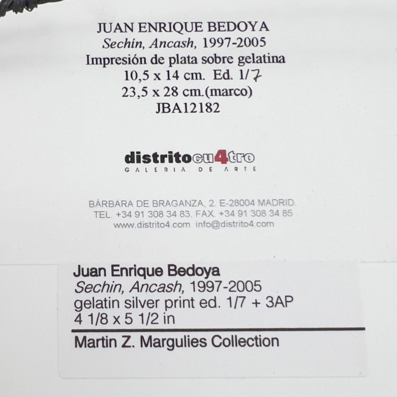 Juan Enrique Bedoya - Sechin, Ancash