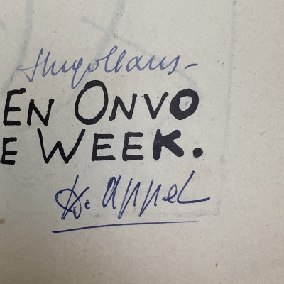 Karel Appel - De Blijde En Onvoorziene Week