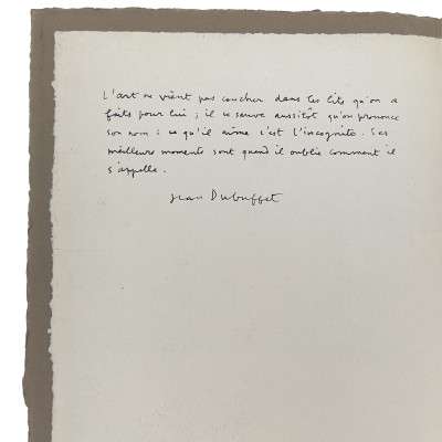 Jean Dubuffet - Untitled