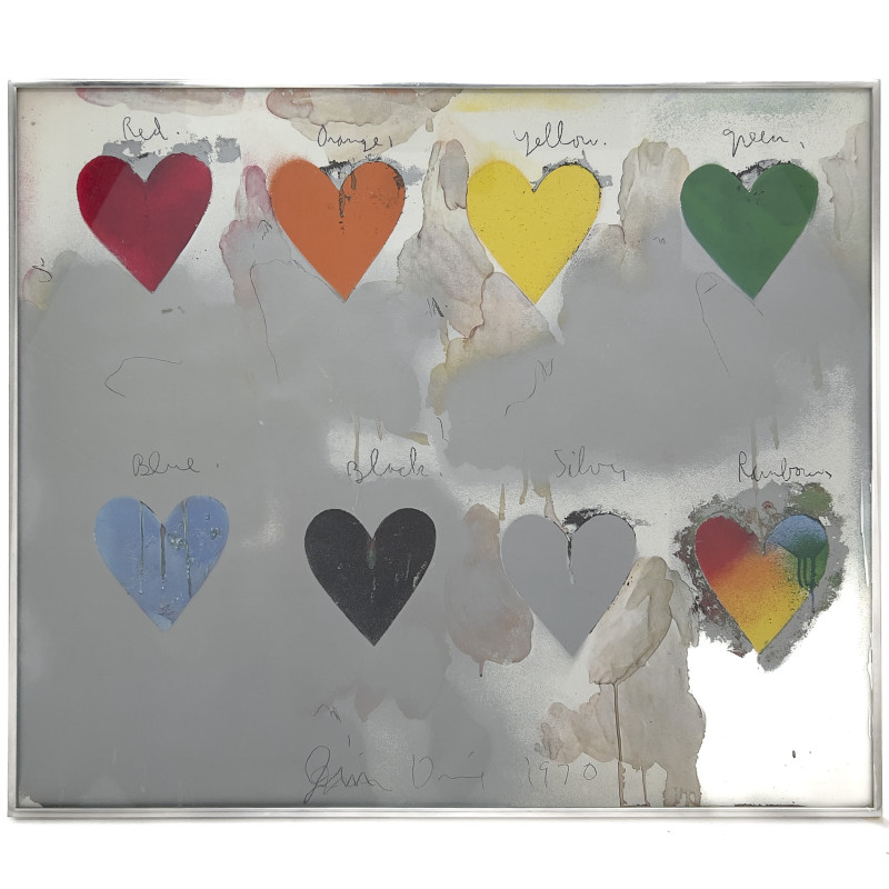 Jim Dine - 8 Hearts