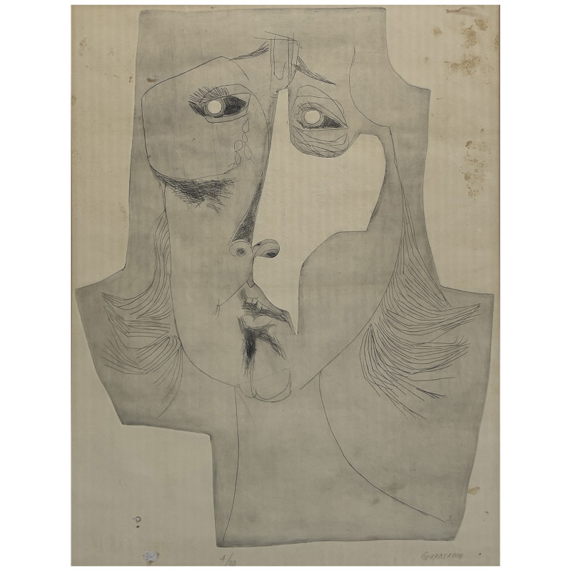 Oswaldo Guayasamín - Portrait of a Woman