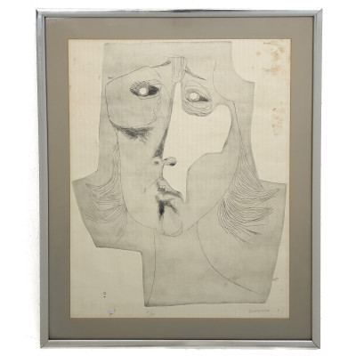 Oswaldo Guayasamín - Portrait of a Woman