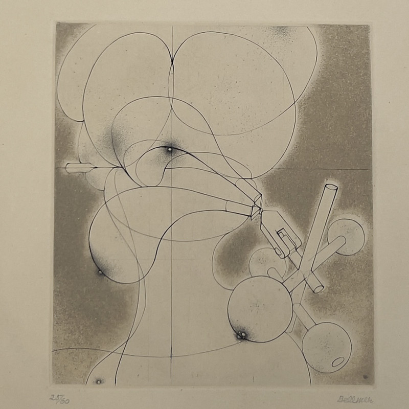 Hans Bellmer - Woman Machine Gunner in a State of Grace