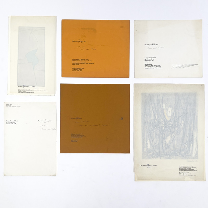 Design Research Unit Holiday Cards, Six