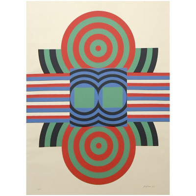 Image for Lot Pia Pizzo - Untitled (Geometric Composition)