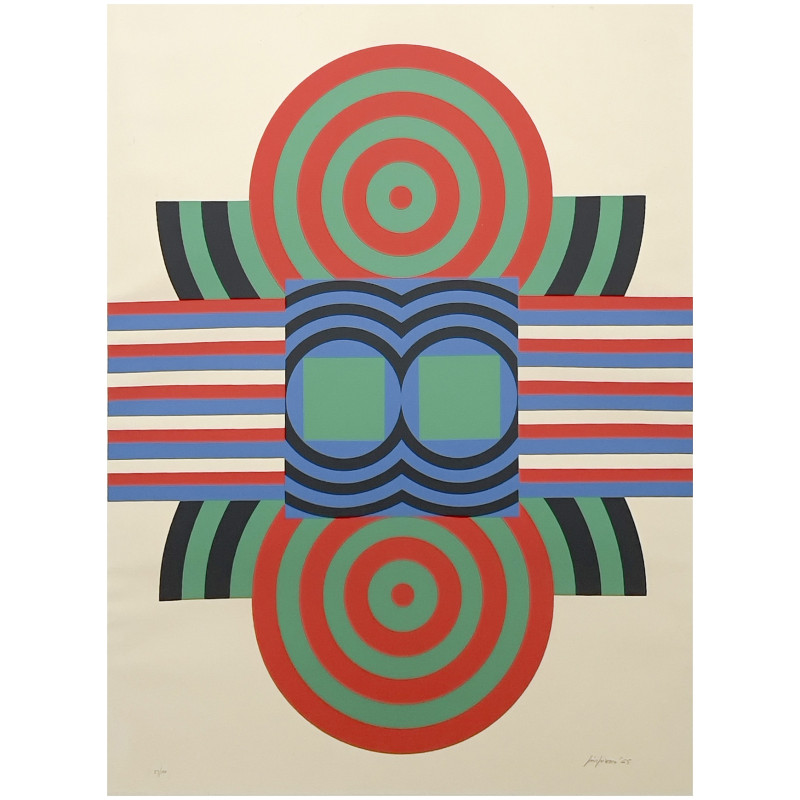 Pia Pizzo - Untitled (Geometric Composition)