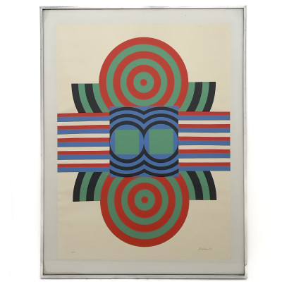 Pia Pizzo - Untitled (Geometric Composition)