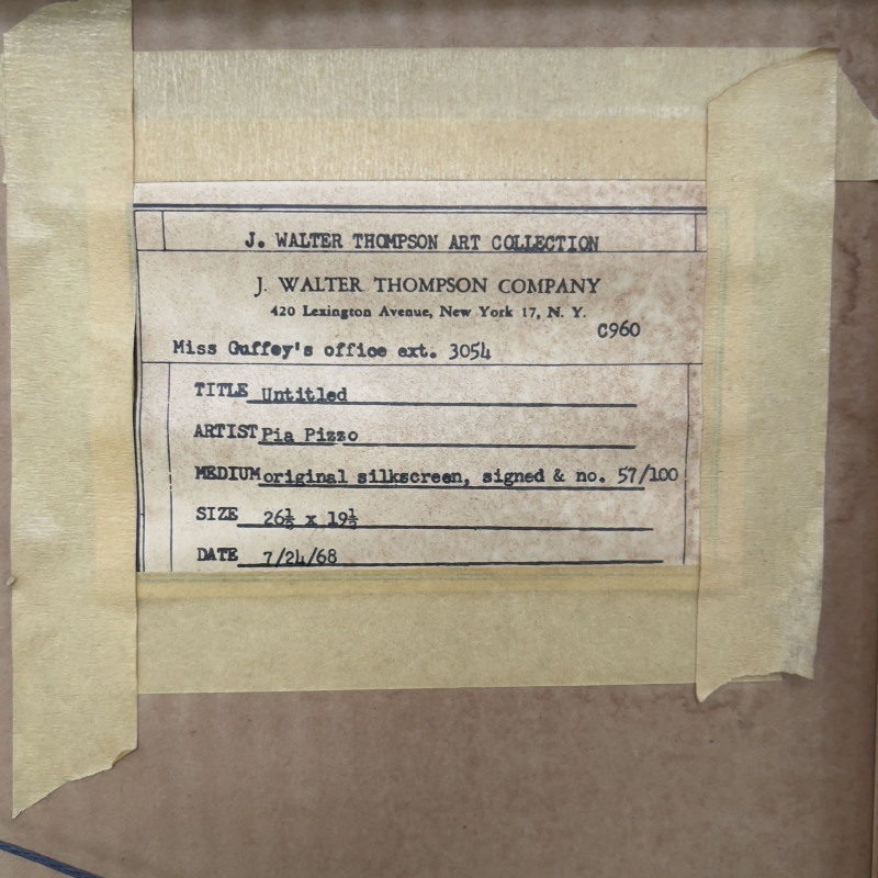 Pia Pizzo - Untitled (Geometric Composition)