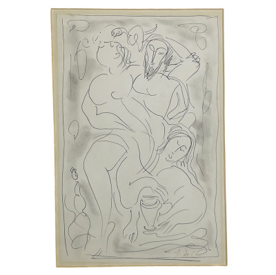 Image for Lot Jose De Creeft - Untitled (Three Figures)