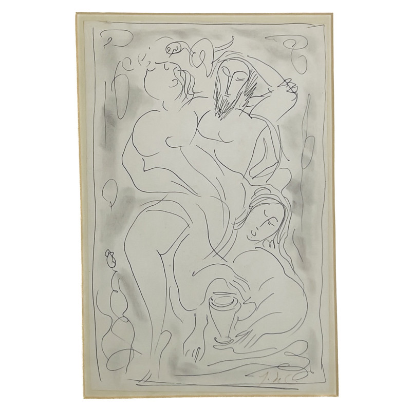 Jose De Creeft - Untitled (Three Figures)