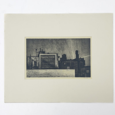 Image for Lot Armin Landeck - Manhattan Nocturne