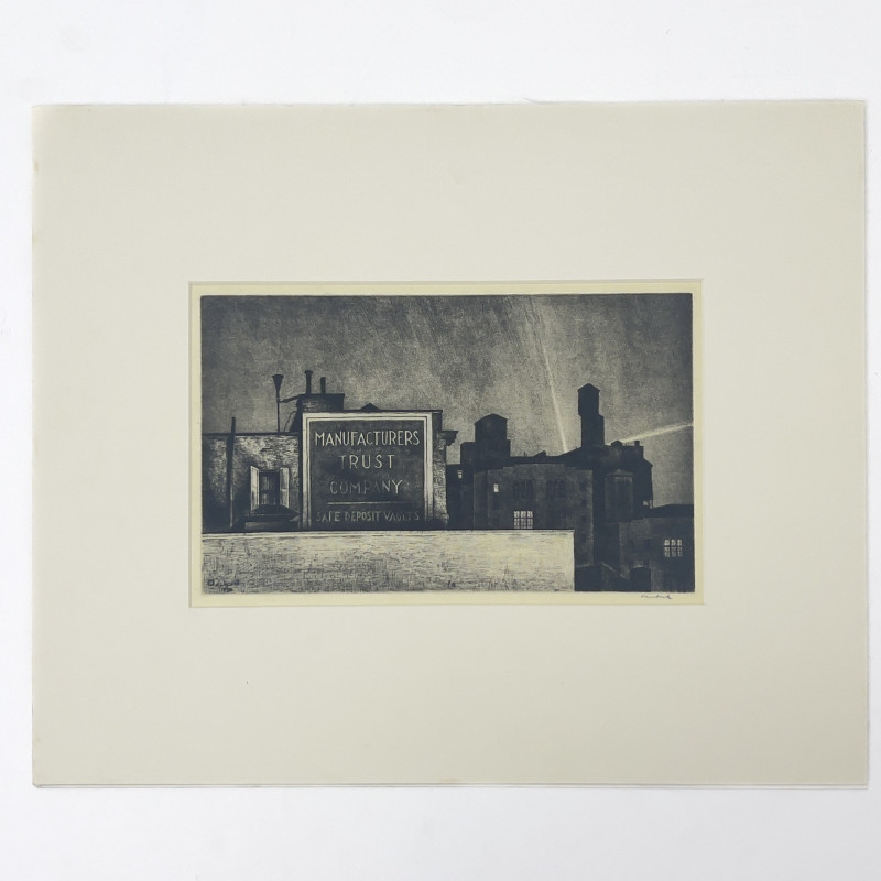 Armin Landeck - Manhattan Nocturne