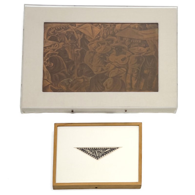 Image for Lot Howard Norton Cook - Fiesta Print Plate and Print