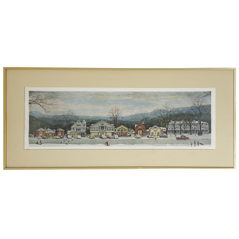 Norman Rockwell - Stockbridge Main Street at Christmas