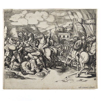 Image for Lot Antonio Lafréry - Untitled (Roman Battle Scene)
