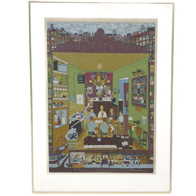 Ralph Fasanella - Family Supper