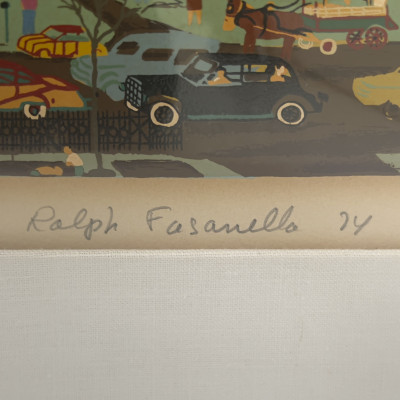 Ralph Fasanella - Bridges