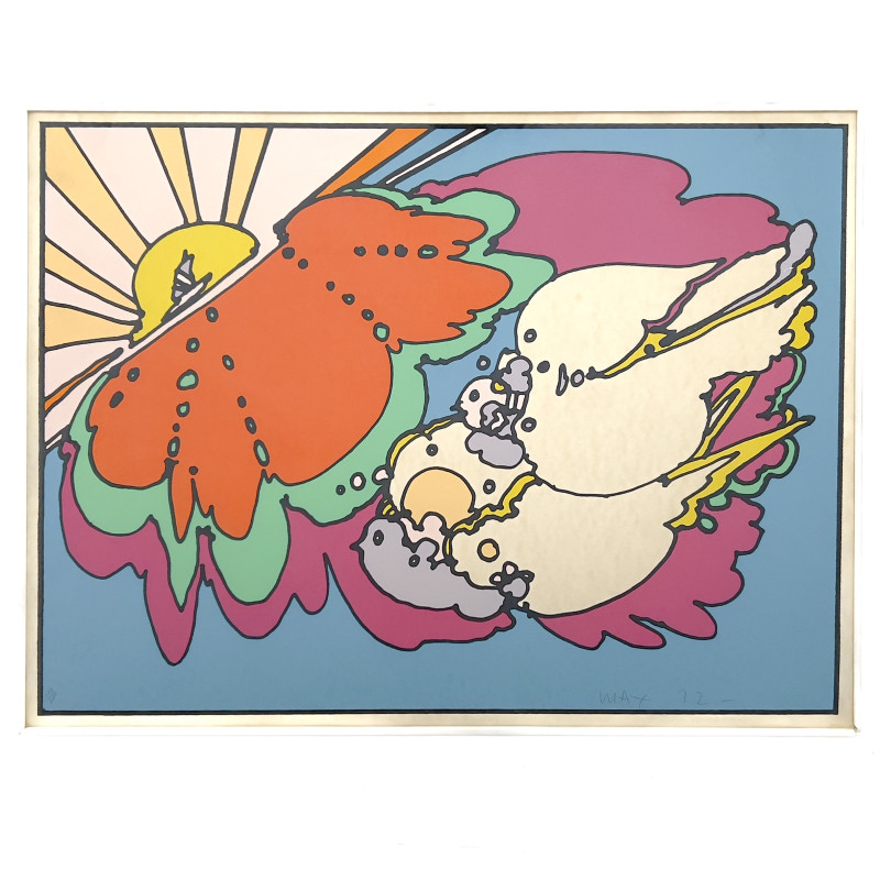 Peter Max - Untitled (Doves)