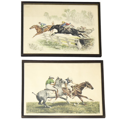 Image for Lot Louis Claude - Two Polo Prints