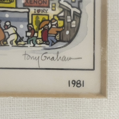 Tony Graham - Christmas in New York (Group of 3)