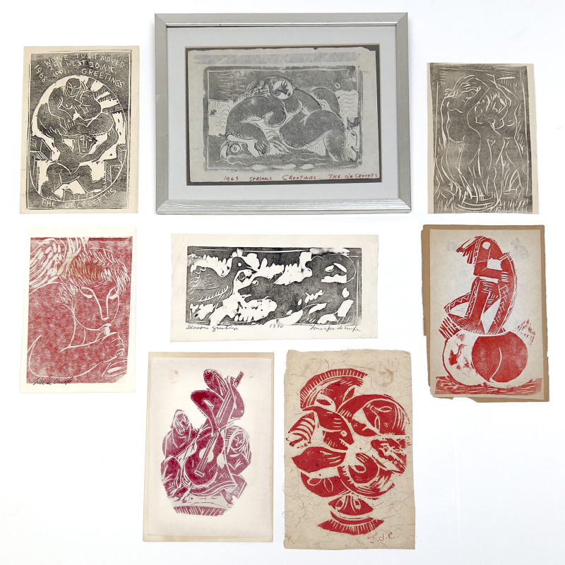 Jose De Creeft - Group of Christmas Cards