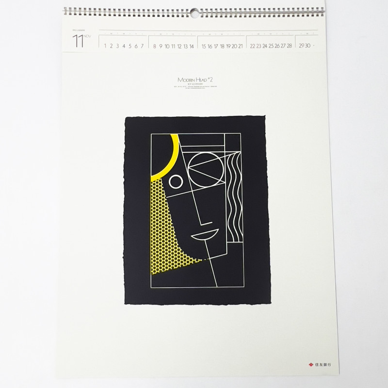 Roy Lichtenstein - Modern Head, 1992 Calendar