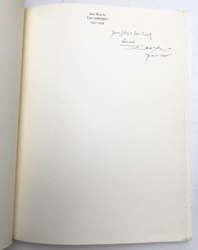 Zao Wou-Ki - Five Monographs (4 Signed)