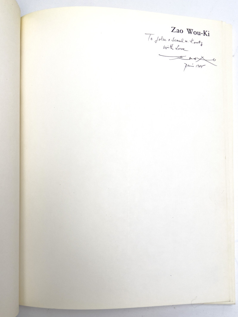 Zao Wou-Ki - Five Monographs (4 Signed)