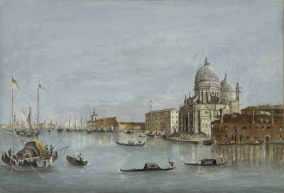 Artist Unknown - Two Venetian Canal Scenes
