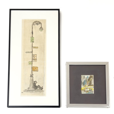 Image for Lot Unknown Artists - Untitled (2 New York City Scenes)