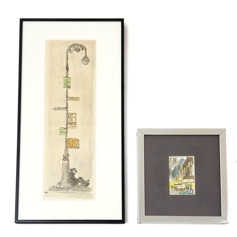 Unknown Artists - Untitled (2 New York City Scenes)