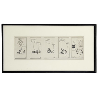 Image for Lot George Herriman - Krazy Kat Early Daily Comic Strip