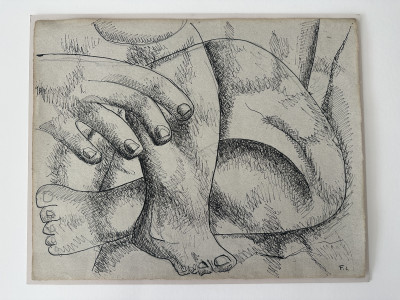 Fernand Leger (Attributed) - Untitled (Hand with Feet)