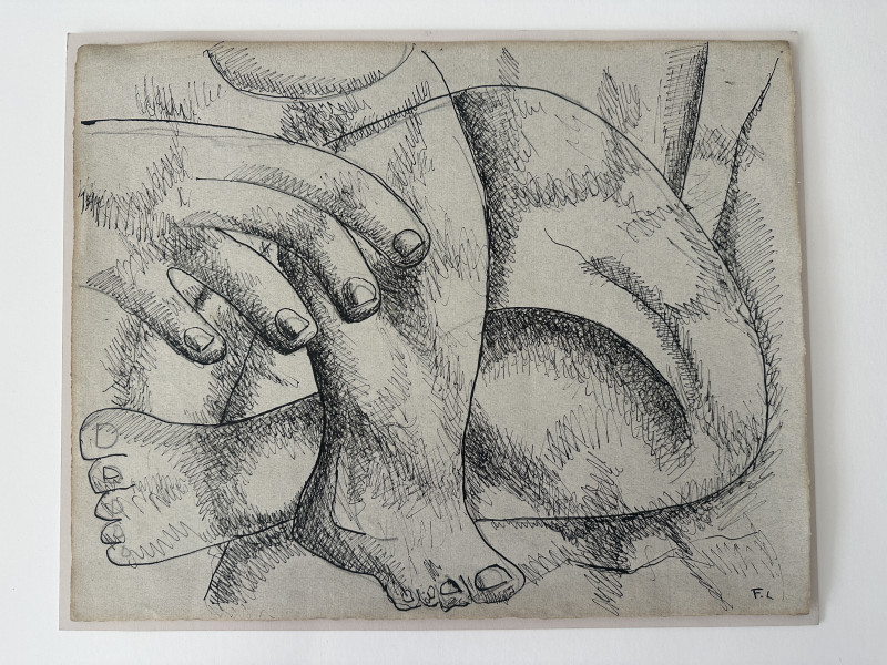 Fernand Leger (Attributed) - Untitled (Hand with Feet)