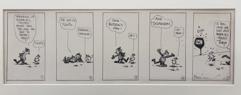 George Herriman - Krazy Kat Early Daily Comic Strip