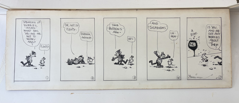 George Herriman - Krazy Kat Early Daily Comic Strip