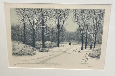 Harold Altman - Two Prints, December and Sunday