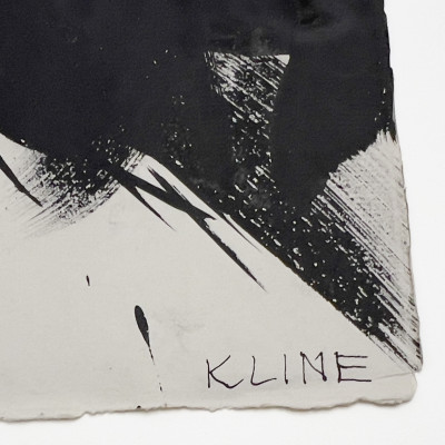 possibly Franz Kline - Untitled (Composition)