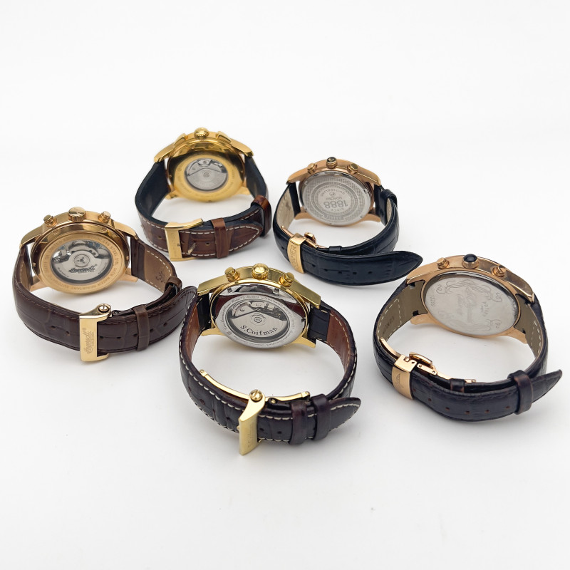 Group of 5 Chronograph Watches