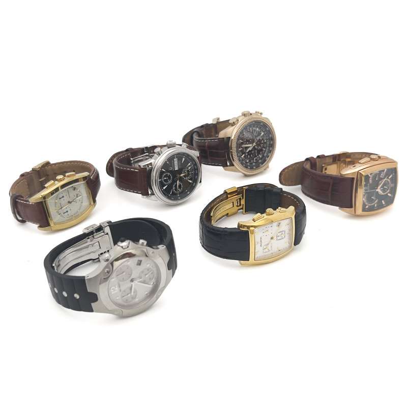Group of 6 Chronograph Watches