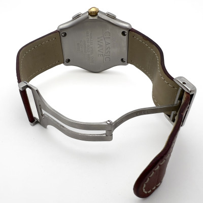 Ebel - Yellow Gold and Steel Classic Wave Chronograph