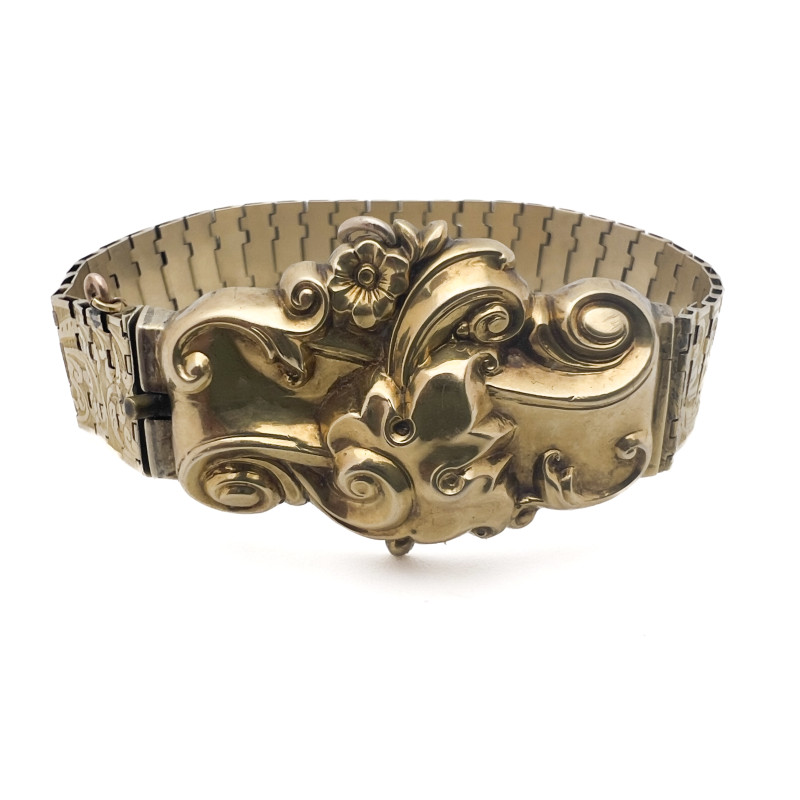 Victorian Baroque Gold Bracelet