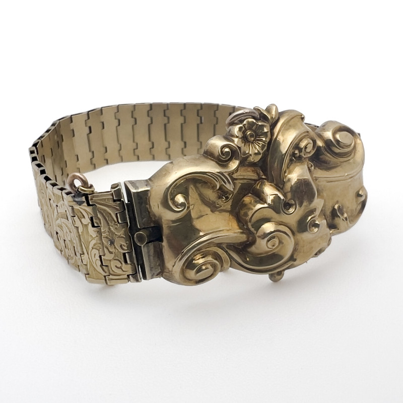 Victorian Baroque Gold Bracelet
