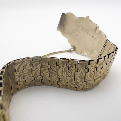 Victorian Baroque Gold Bracelet