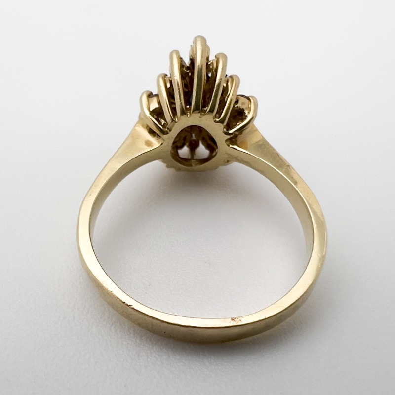 Sapphire and Diamond Ring