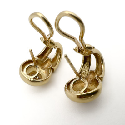 Movado - Gold Diamond Earrings