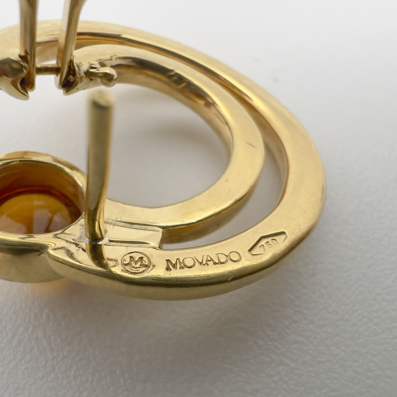 Movado - Gold Earring Group, Three Singles